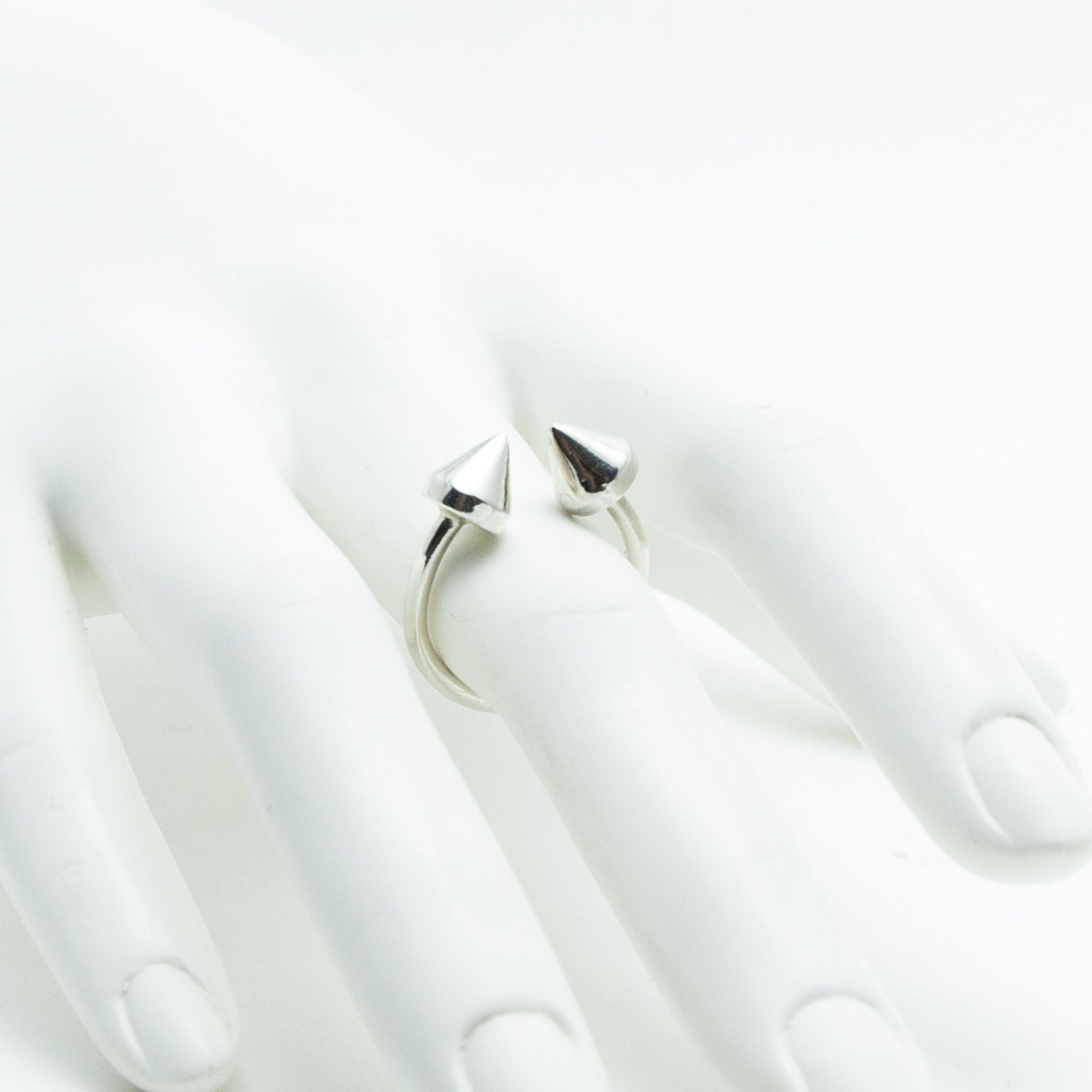 sterling Offener Spikes Ring sterling Offener Spikes Ring von NinaNovaDesign
