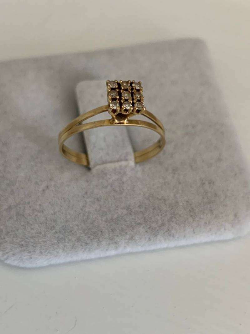 Diamant Versprechen Ring von NinaRioJewelry