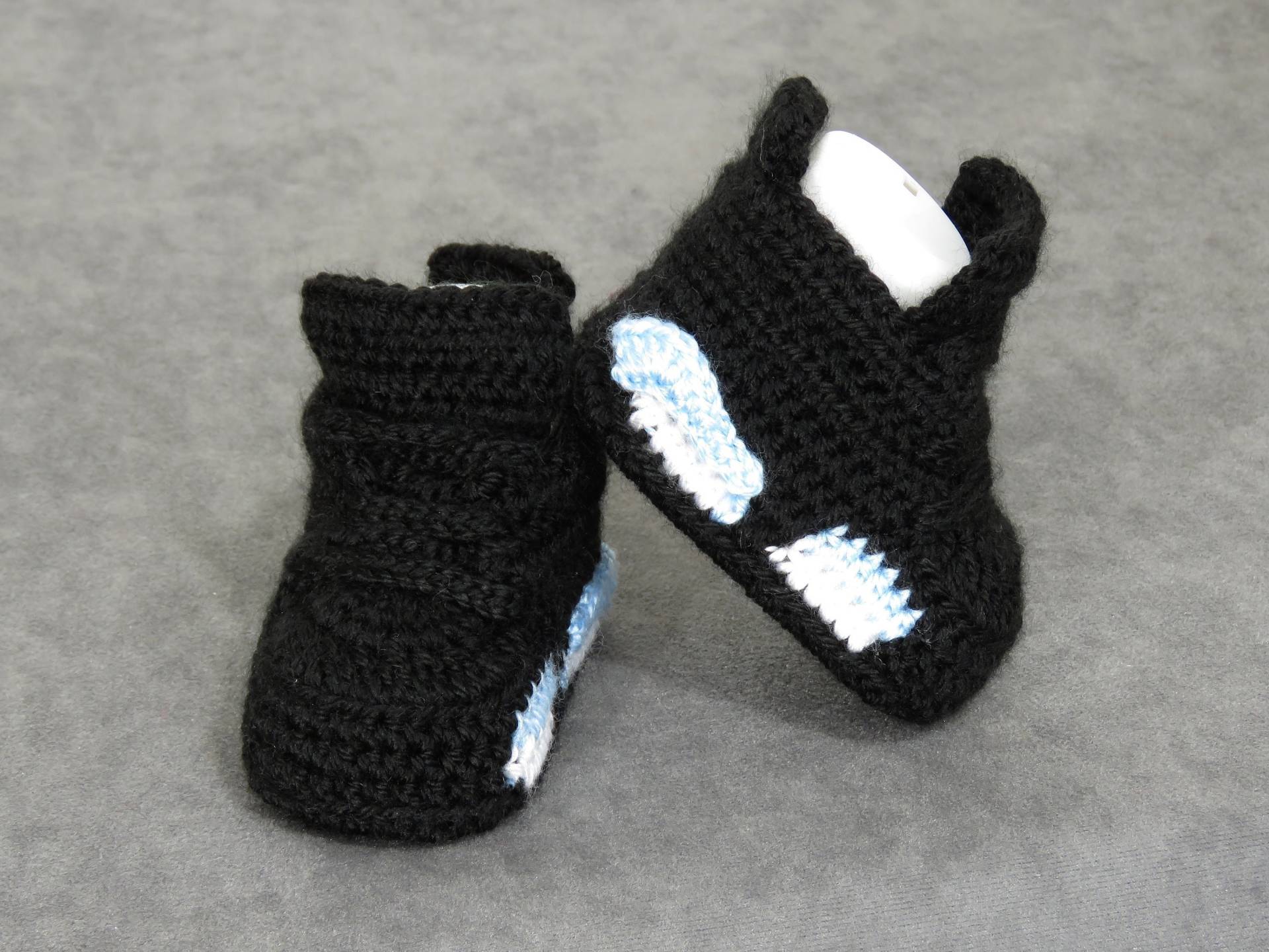 Baby-Dusche-Schuhe | Gehäkelte Babyschuhe Baby Booties Gehäkelt Junge Größe/Maße/Gewicht von NinaStitch