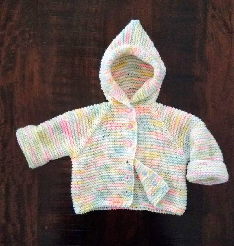 Gestrickte Baby Jungen Mädchen Kapuzenjacke von NinasKnittingNook