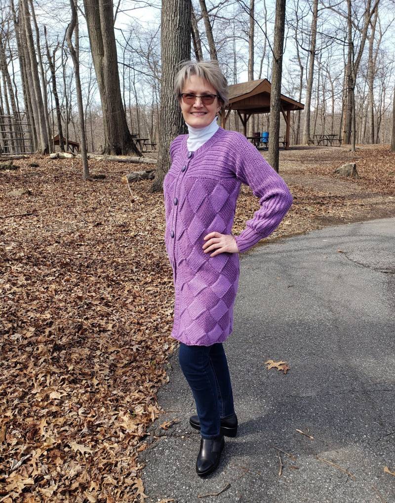 Handgestrickte Frau Strickjacke von NinasKnittingNook