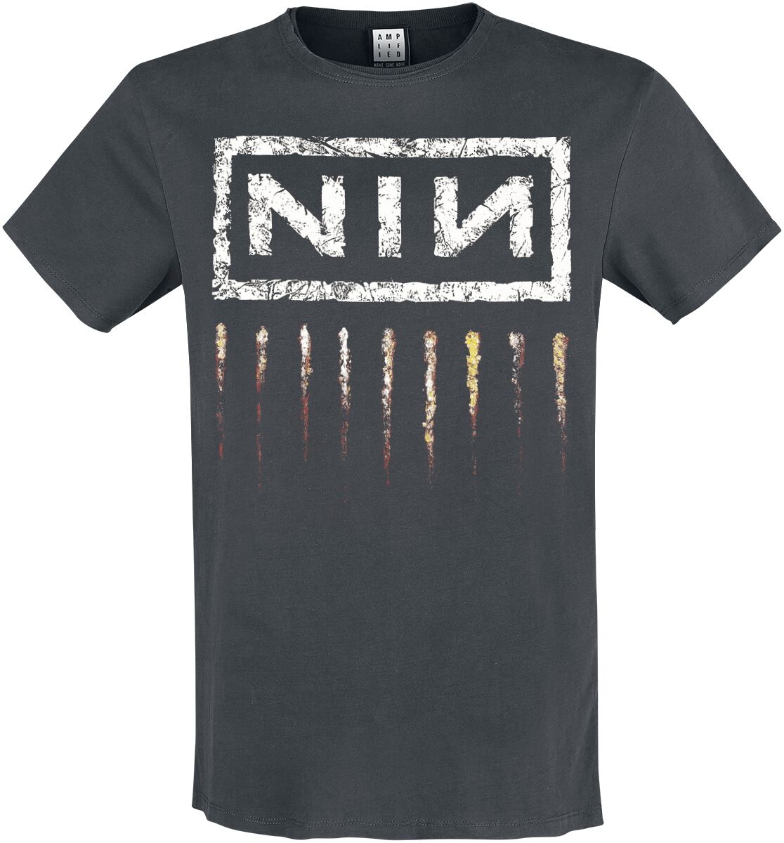 Nine Inch Nails Amplified Collection - Downward Spiral T-Shirt charcoal in L von Nine Inch Nails