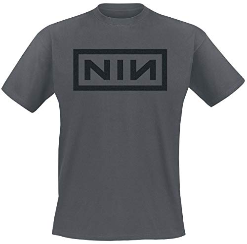 Nine Inch Nails Classic Logo T-Shirt Charcoal M von Nine Inch Nails