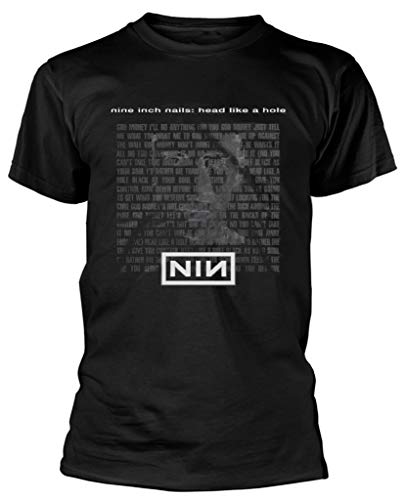 Nine Inch Nails 'Head Like A Hole' (Black) T-Shirt (Large) von Nine Inch Nails