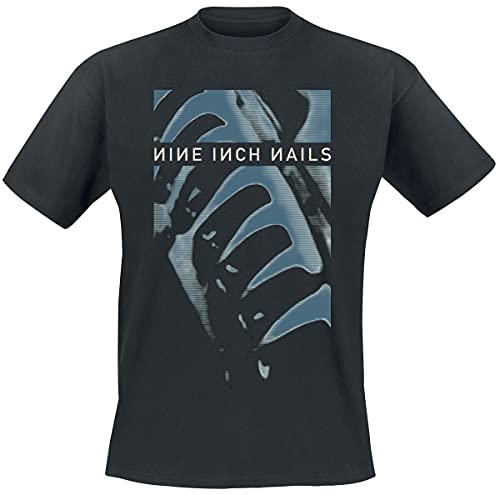 Nine Inch Nails Pretty Hate Machine Herren-T-Shirt, kurzärmlig, Schwarz, Regular/Standard-Passform, Schwarz, L von Nine Inch Nails