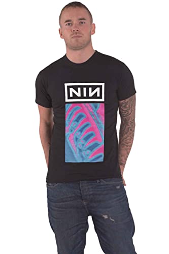 Nine Inch Nails Pretty Hate Machine Männer T-Shirt schwarz S 100% Baumwolle Band-Merch, Bands von Nine Inch Nails