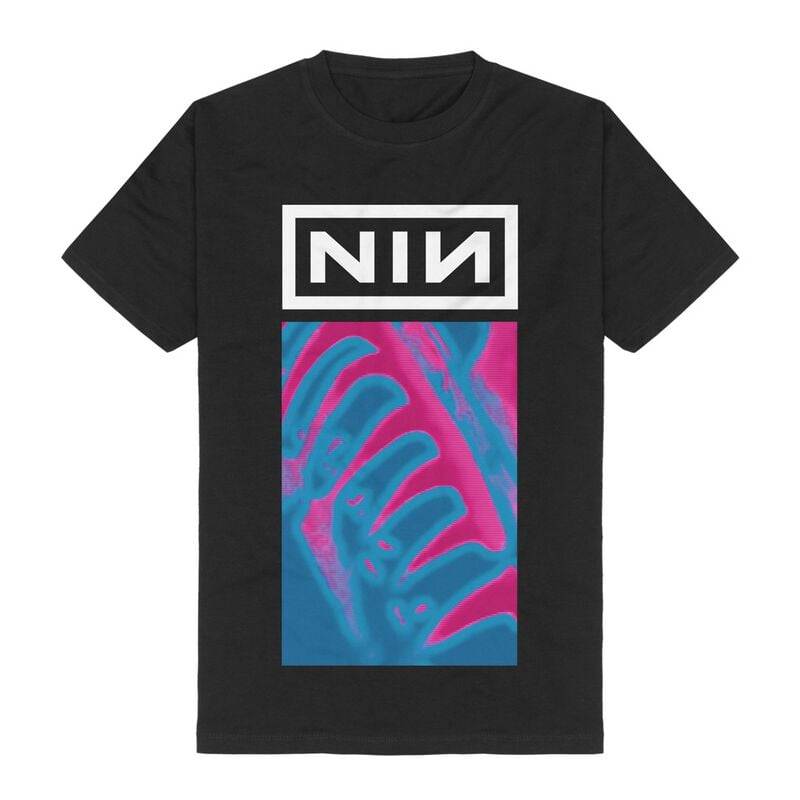 Nine Inch Nails Pretty Hate Machine Neon T-Shirt schwarz in S von Nine Inch Nails