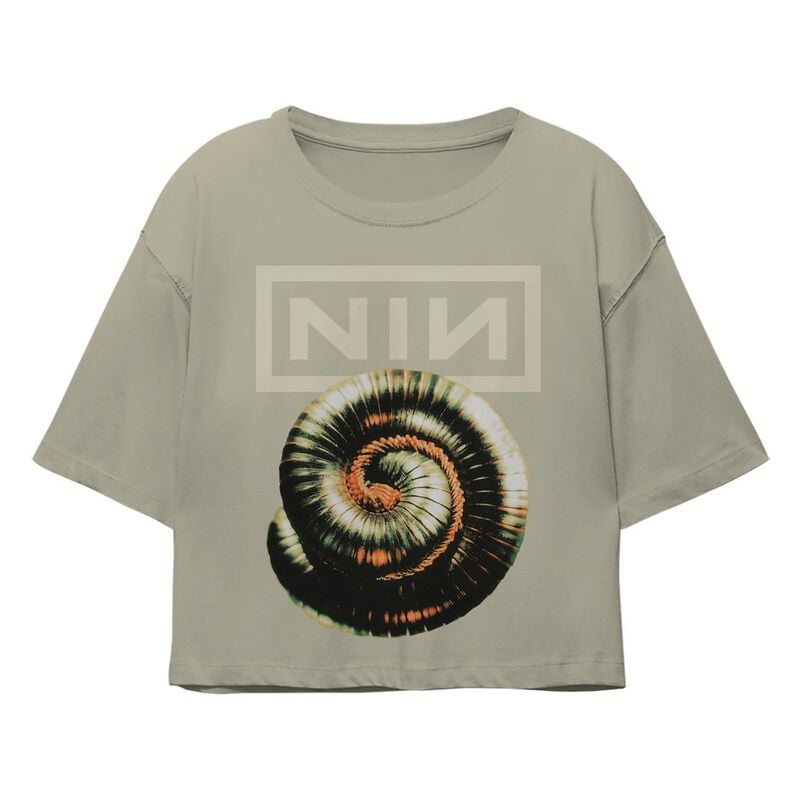 Nine Inch Nails T-Shirt - Closer to god - S bis 3XL - für Damen - Größe S - oliv  - Lizenziertes Merchandise! Nine Inch Nails T-Shirt - Closer to god - S bis 3XL - für Damen - Größe S - oliv  - Lizenziertes Merchandise! von Nine Inch Nails