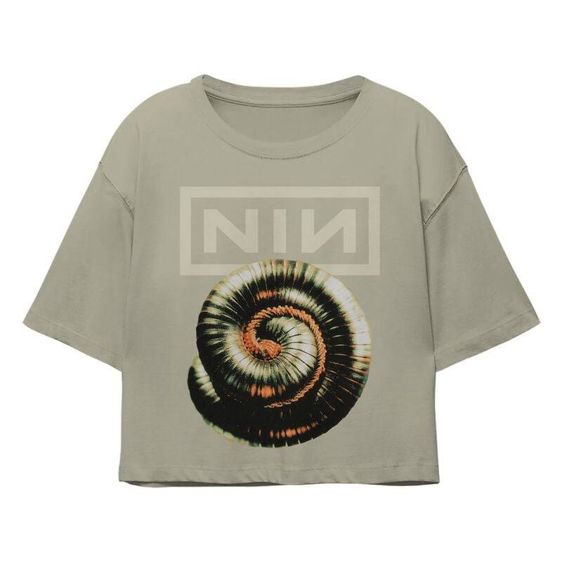 Nine Inch Nails T-Shirt - Closer to god - S bis 3XL - für Damen - Größe XXL - oliv  - Lizenziertes Merchandise! Nine Inch Nails T-Shirt - Closer to god - S bis 3XL - für Damen - Größe XXL - oliv  - Lizenziertes Merchandise! von Nine Inch Nails