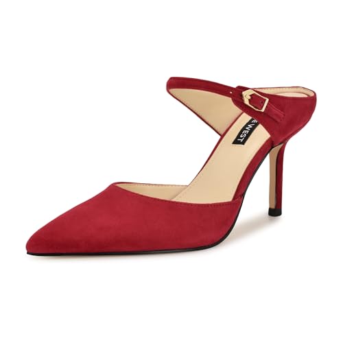 Nine West Damen Danela Pumps, Dunkelrotes Wildleder 600, 40.5 EU von Nine West