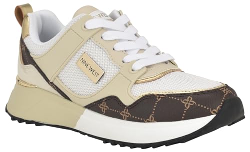 Nine West Damen Tonas Sneaker, Dunkelbraun 200, 39.5 EU von NINE WEST