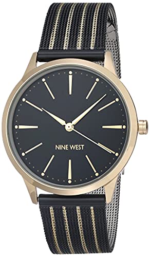 NINE WEST Klassische Uhr NW/2566GPBK von NINE WEST