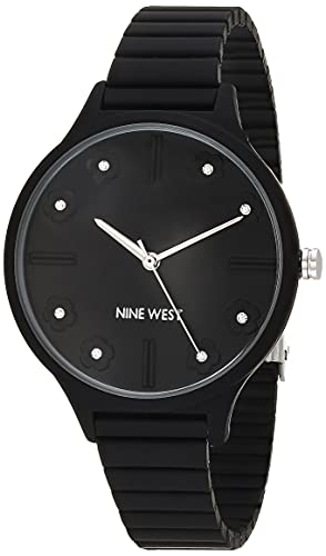 Nine West Klassische Uhr NW/2563BKBK von NINE WEST