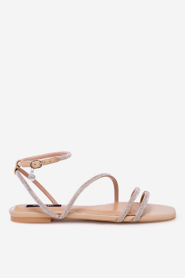 Nine West NINE WEST Damen Sandale 36 natur 5905588595120 Sandale von Nine West