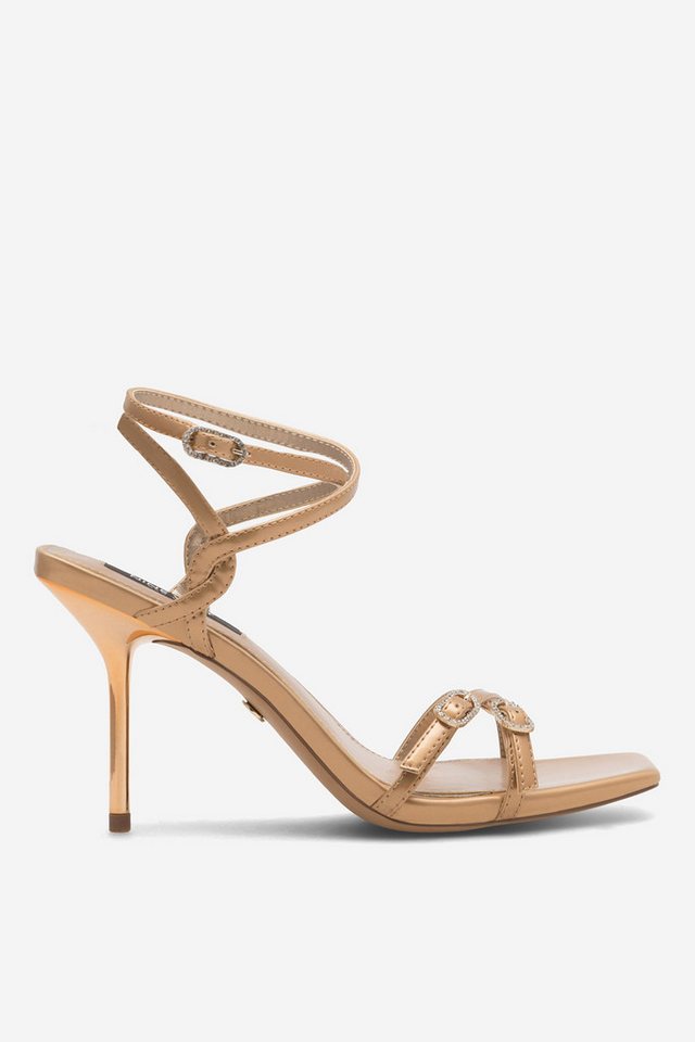 Nine West NINE WEST Damen Sandale 41 goldfarben 5905588149941 Sandale von Nine West