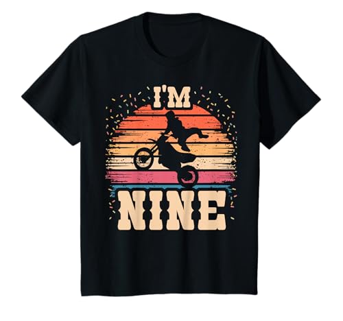 Kinder Motocross 9 Jahre alt Geburtstag Junge 9. Dirt Bike Geburtstag T-Shirt Kinder Motocross 9 Jahre alt Geburtstag Junge 9. Dirt Bike Geburtstag T-Shirt von Nine Year Old Motocross Ninth Birthday