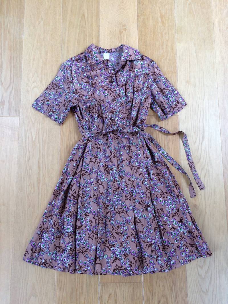 Vintage 40Er Jahre Kleid von NineBeansRows