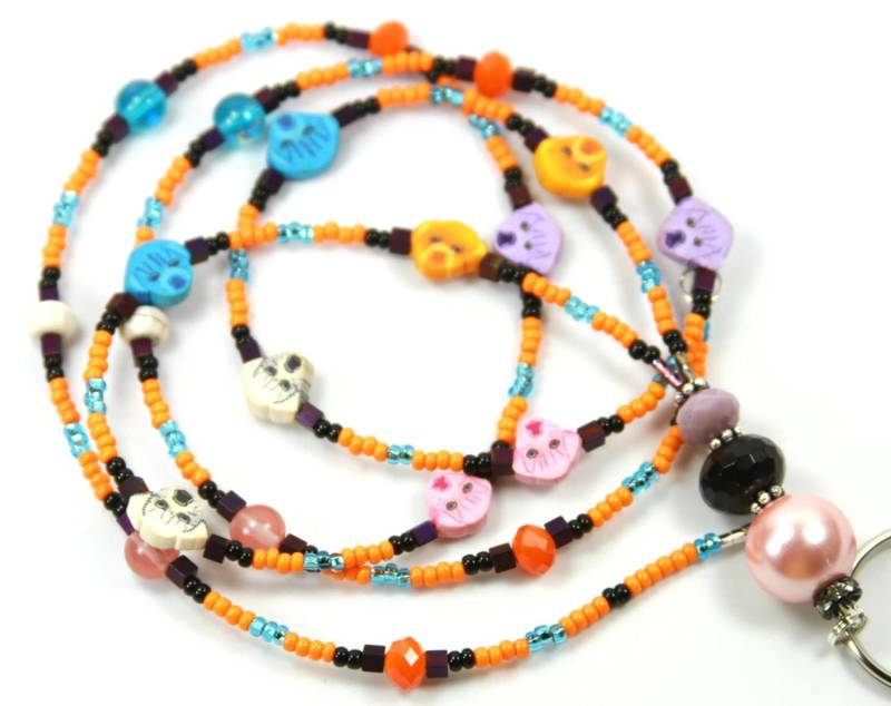 Bunte Hunde - Perlen Badge Holder, Lanyard, Hund Verschiedene Bunte Lanyard von NineGemsInspirations