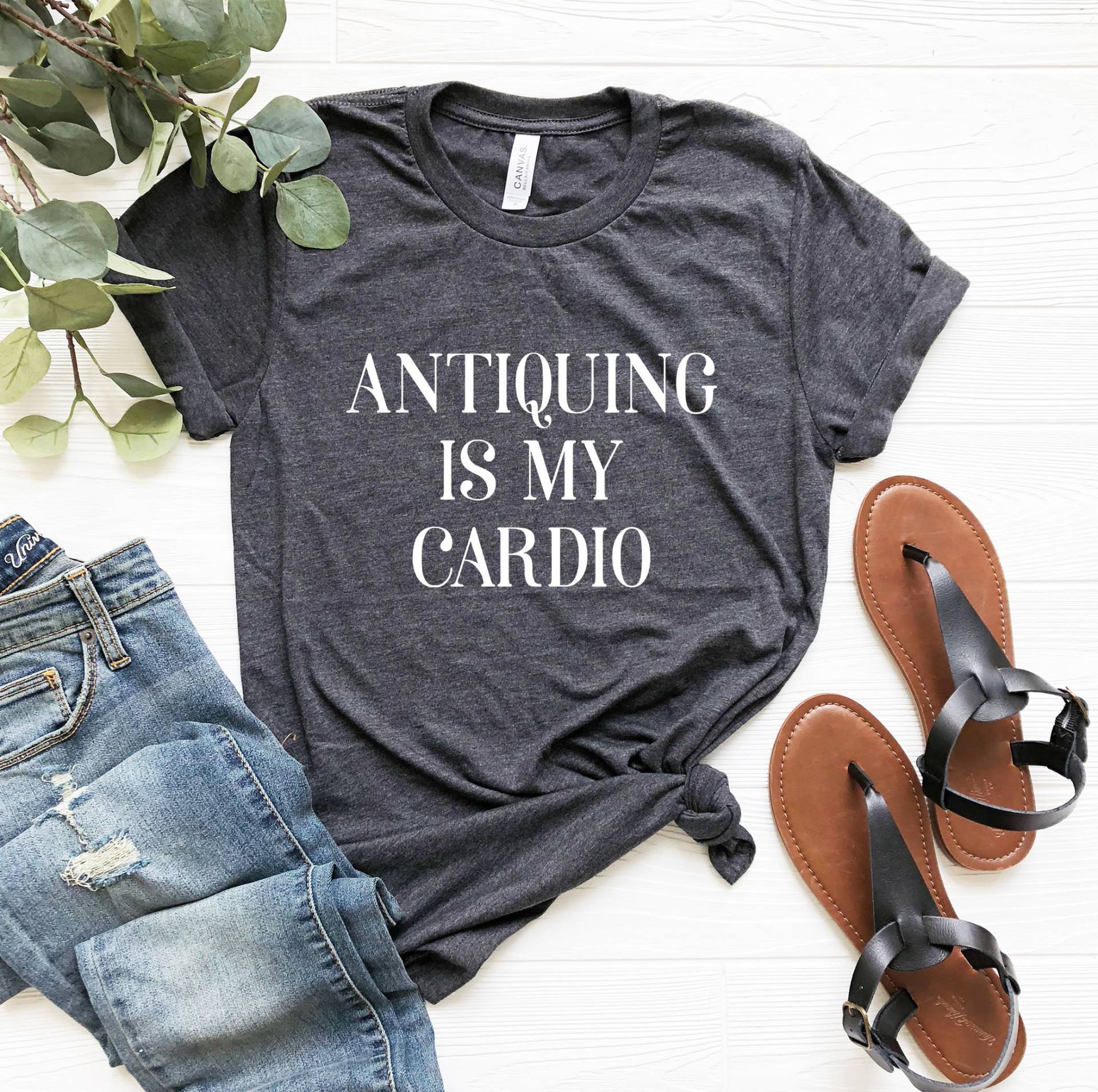 Antiquing Ist Mein Cardio-Shirt, Antike Liebhaber-Shirts, Antiquität, Vintage, Junkin, Yard Sale, Thrifting Thrifter Geschenk, Flohmarkt von NineToNone