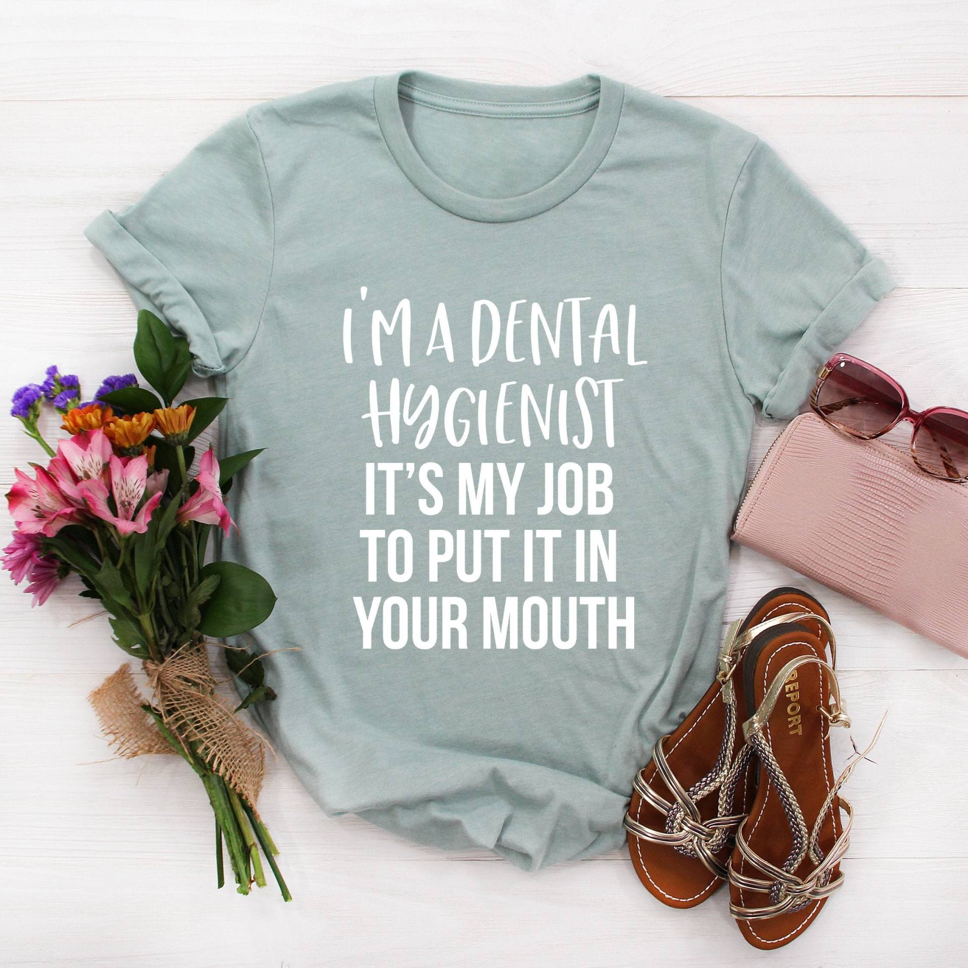 Mundhygieniker Shirt, Lustiges Geschenk Für Zahnhygiene Studenten, Zukünftige T-Shirt, Mundhygiene Shirt Wome von NineToNone