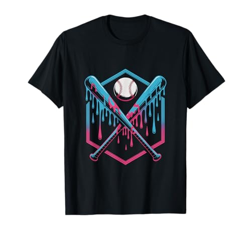 Baseball Ice Cream Drip für Jungen & Mädchen 03 T-Shirt Baseball Ice Cream Drip für Jungen & Mädchen 03 T-Shirt von Nineblack