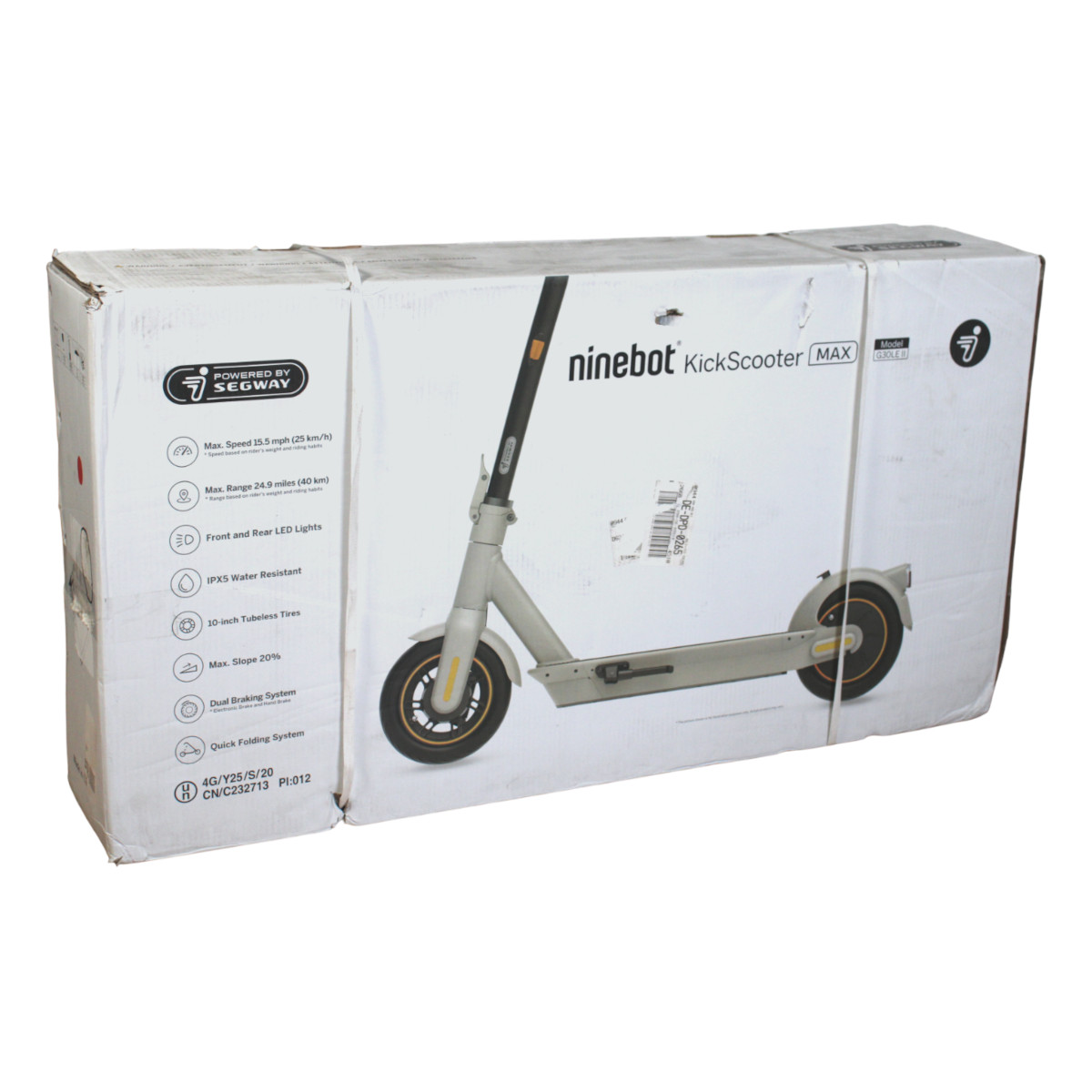 Ninebot MAX G30LE II E-Scooter Elektroscooter Kickscooter 350 W 367 Wh von Ninebot