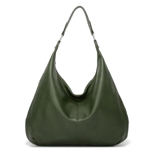 Frauen Tote Tasche Vintage PU Leder Handtaschen für Frauen Hobo Taschen Tote Schultertasche mit Reißverschluss von Ninesun