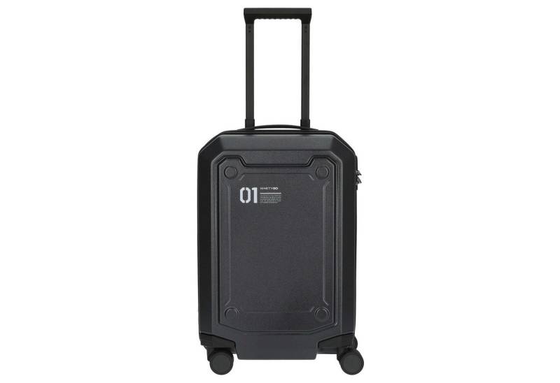 Ninetygo Trolley Sahara - 4-Rollen-Kabinentrolley S 55 cm (schwarz), 4 Rollen von Ninetygo