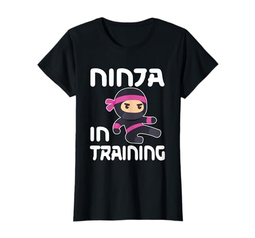 Ninja Mädchen T-Shirt Ninja Mädchen T-Shirt von Ninja Designs Für Mädchen