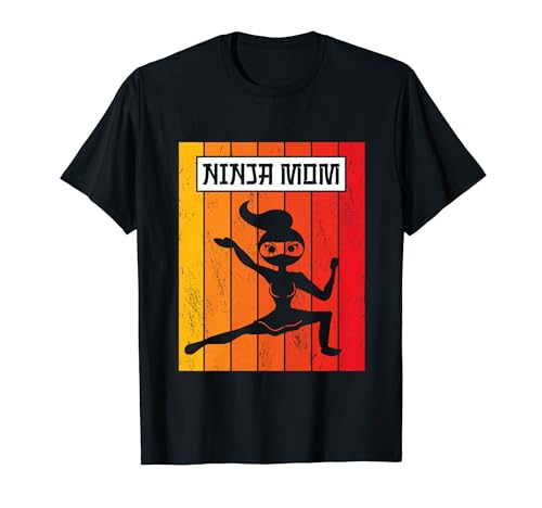 Ninja Mama des Geburtstags Ninja Geburtstagsparty Mama Ninja T-Shirt von Ninja Matching Family Party Gifts