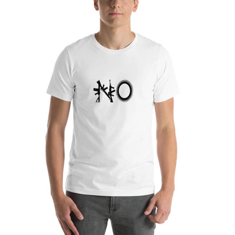 Sag Nein Zu Waffen. Kurzarm Unisex T-Shirt von NinjaHeart