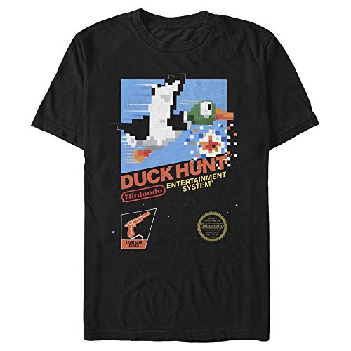 Nintendo Herren Duck Hunt T-Shirt, schwarz, Mittel von Nintendo