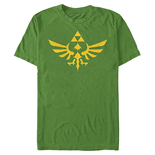 Nintendo Herren Triumphant Triforce T-Shirt, Schwarz, L von Nintendo