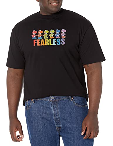 Nintendo Herren Yoshi Fearless T-Shirt, schwarz, XXL von Nintendo