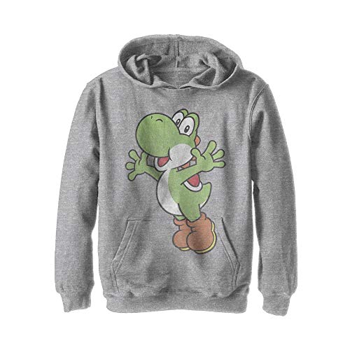 Nintendo Mädchen Yoshi Icon Kapuzenpulli, Athletic Heather, Small von Nintendo