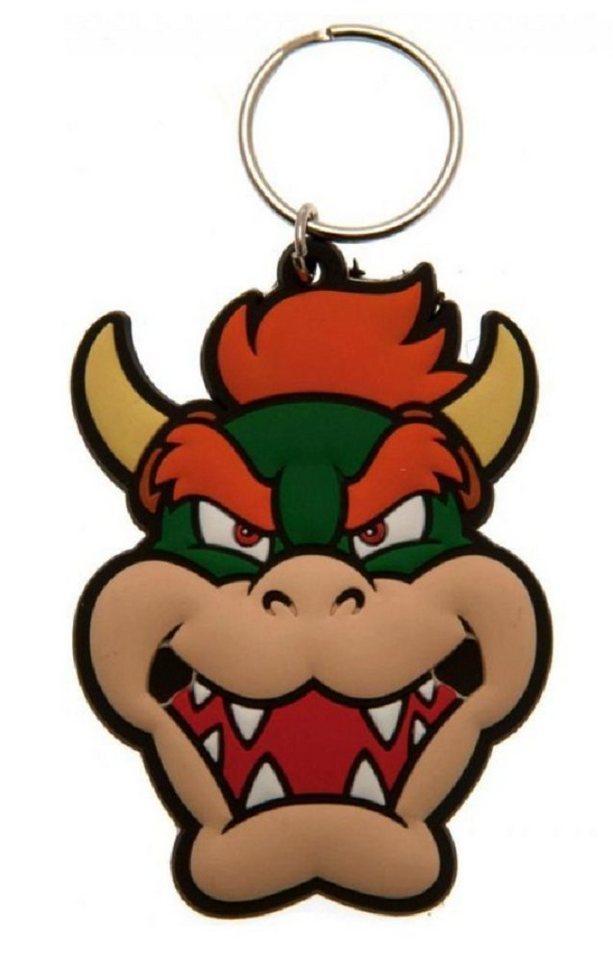 Nintendo Schlüsselanhänger Schlüsselanhänger Kinder Mini Super Mario Bowser Anhänger keychain 6cm, Schlüsselanhänger Haustierschlüsselanhänger Geschenk Hund Frau Herren von Nintendo