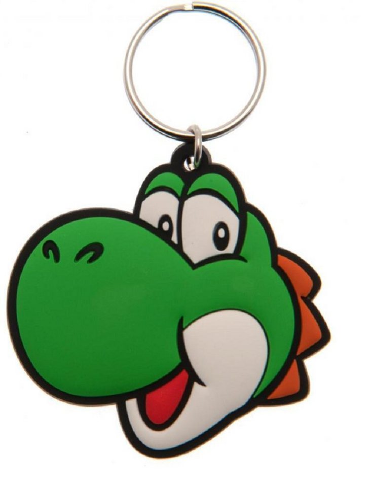 Nintendo Schlüsselanhänger Schlüsselanhänger Kinder Mini Super Mario Yoshi Anhänger keychain 6 cm, Schlüsselanhänger Haustierschlüsselanhänger Geschenk Hund Frau Herren von Nintendo