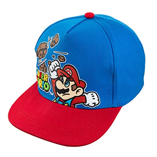 Nintendo Super Mario Boys Blue Baseball Cap Hat Age 4-7 von Nintendo