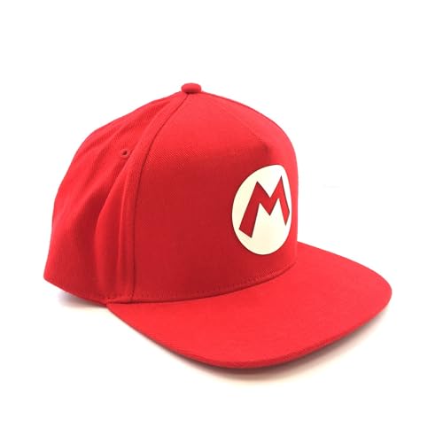 Unisex-Hut Super Mario Badge 58 cm Rot Einheitsgröße von Nintendo