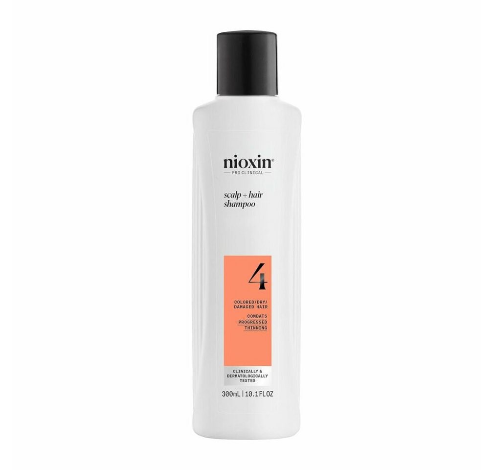Nioxin Haarshampoo SYSTEM 4 - Shampoo - Gefärbtes und geschädigtes Haar 300ml von Nioxin