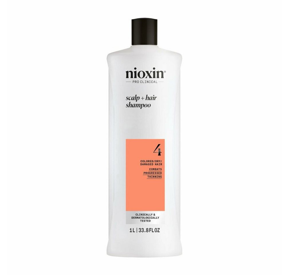 Nioxin Haarshampoo System 4 Shampoo Cleanser System 4 Feines farbiges dünnes Haar von Nioxin