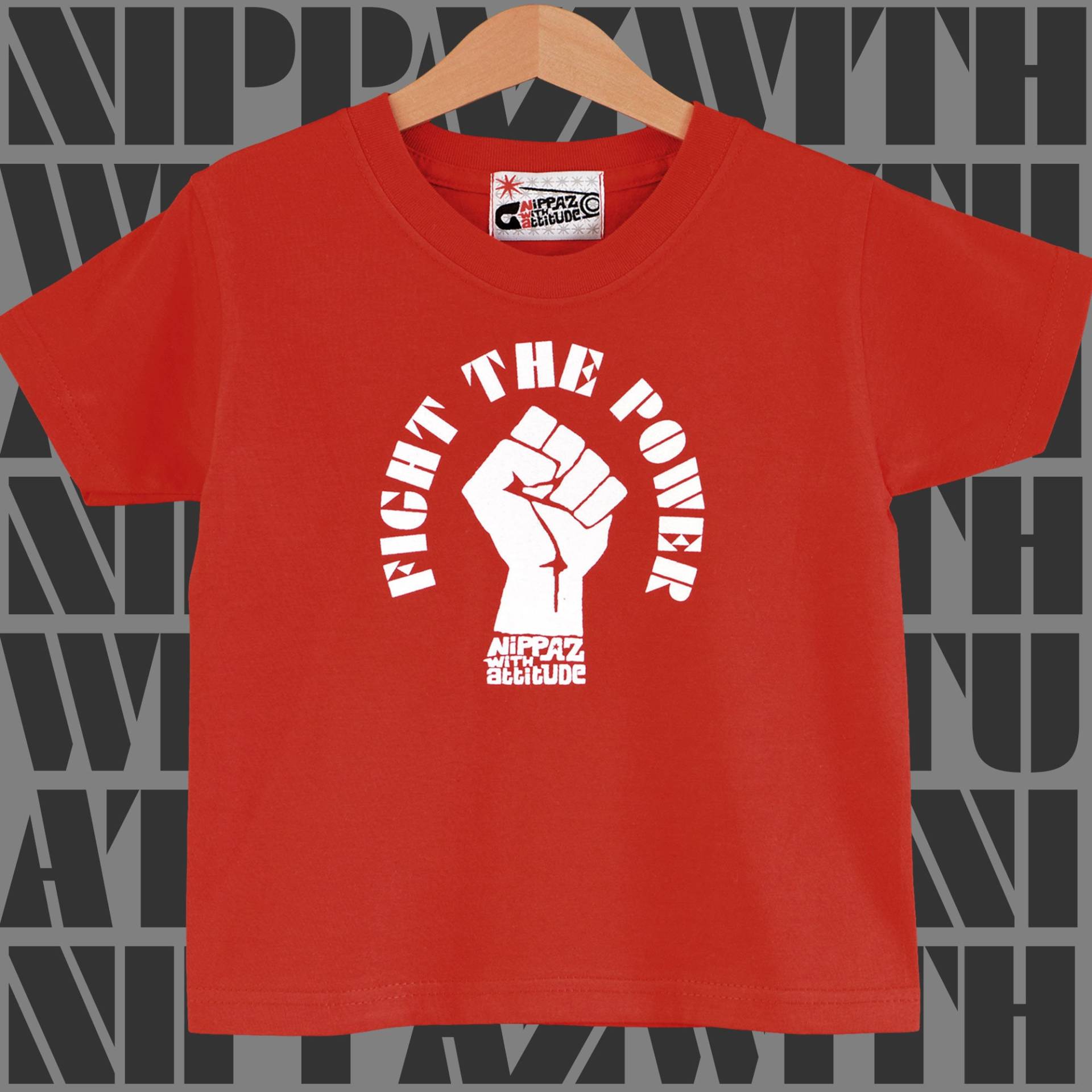 Fight The Power Public Enemy Kinder T-Shirt. Kultiges Hip Hop Black Geschichts Geschenk. Lustiges Geschenk Zum 1. Geburtstag Oder Zu Weihnachten von NippazWithAttitude