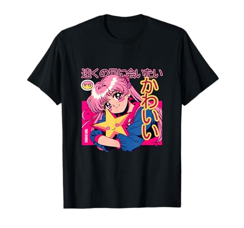 Kawaii Kanai Girl - Niedliche japanische Anime-Kunst T-Shirt von Nippon Kawaii Club