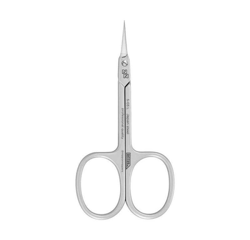 Nippon Nippers Nagelschere NipponNippers S-03L Profi Nagelhautschere für LINKSHÄNDER Länge 90mm, (1-tlg), Handgeschärft von Nippon Nippers