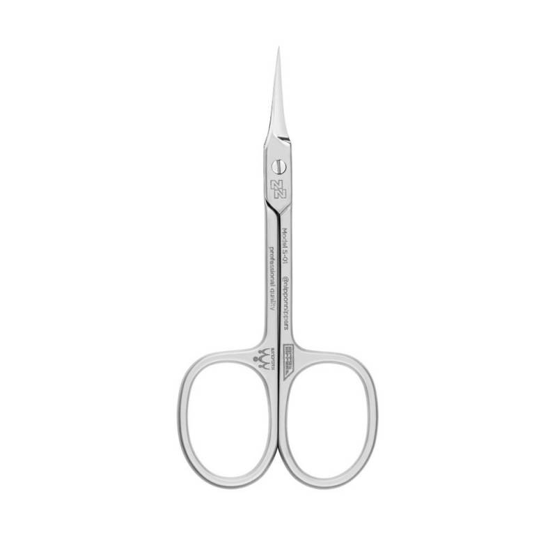 Nippon Nippers Nagelhautschieber S-01 Profi Nagelhautschere Länge 96 mm, ovale Ringe, matte Oberfläche, 1-tlg. von Nippon Nippers