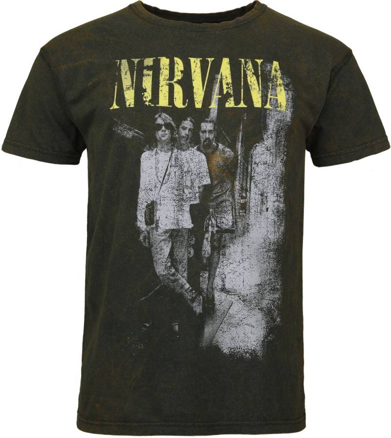 Nirvana Alleyway T-Shirt schwarz in L von Nirvana