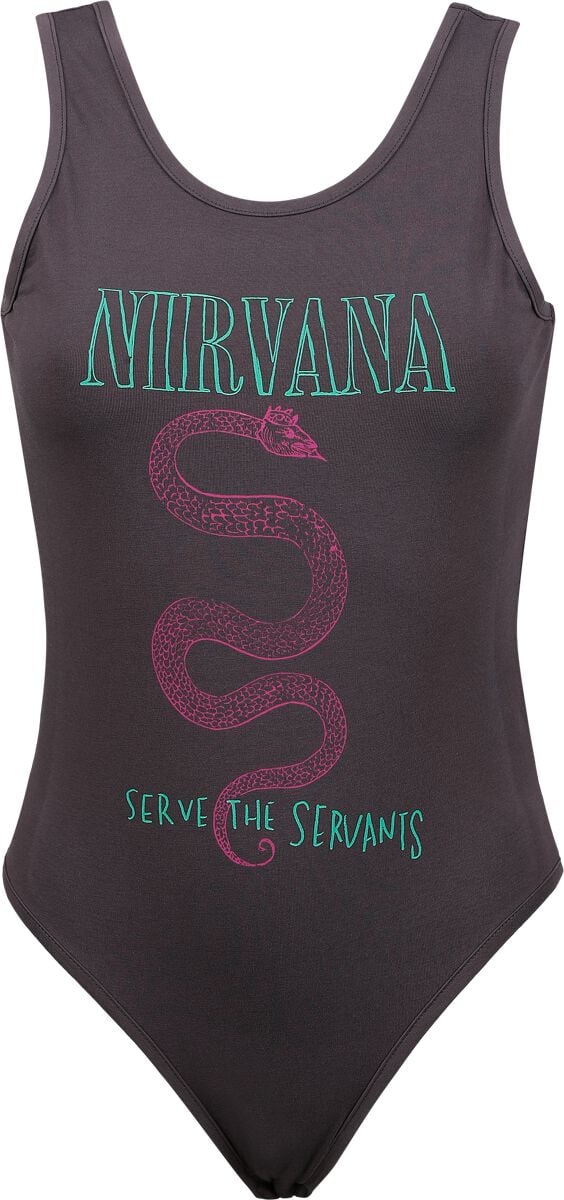 Nirvana Amplified Collection - Serve The Servents Body charcoal in S von Nirvana
