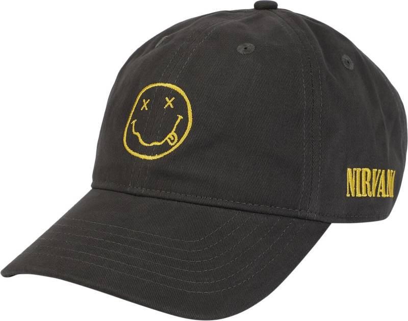 Nirvana Cap - Amplified Collection - Nirvana - charcoal - Lizenziertes Merchandise! Nirvana Cap - Amplified Collection - Nirvana - charcoal - Lizenziertes Merchandise! von Nirvana