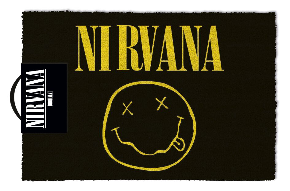 Nirvana Fußmatte - Smiley - multicolor  - Lizenziertes Merchandise! von Nirvana