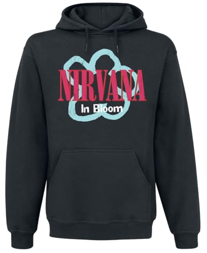 Nirvana In Bloom Männer Kapuzenpullover schwarz XXL 80% Baumwolle, 20% Polyester Band-Merch, Bands von Nirvana
